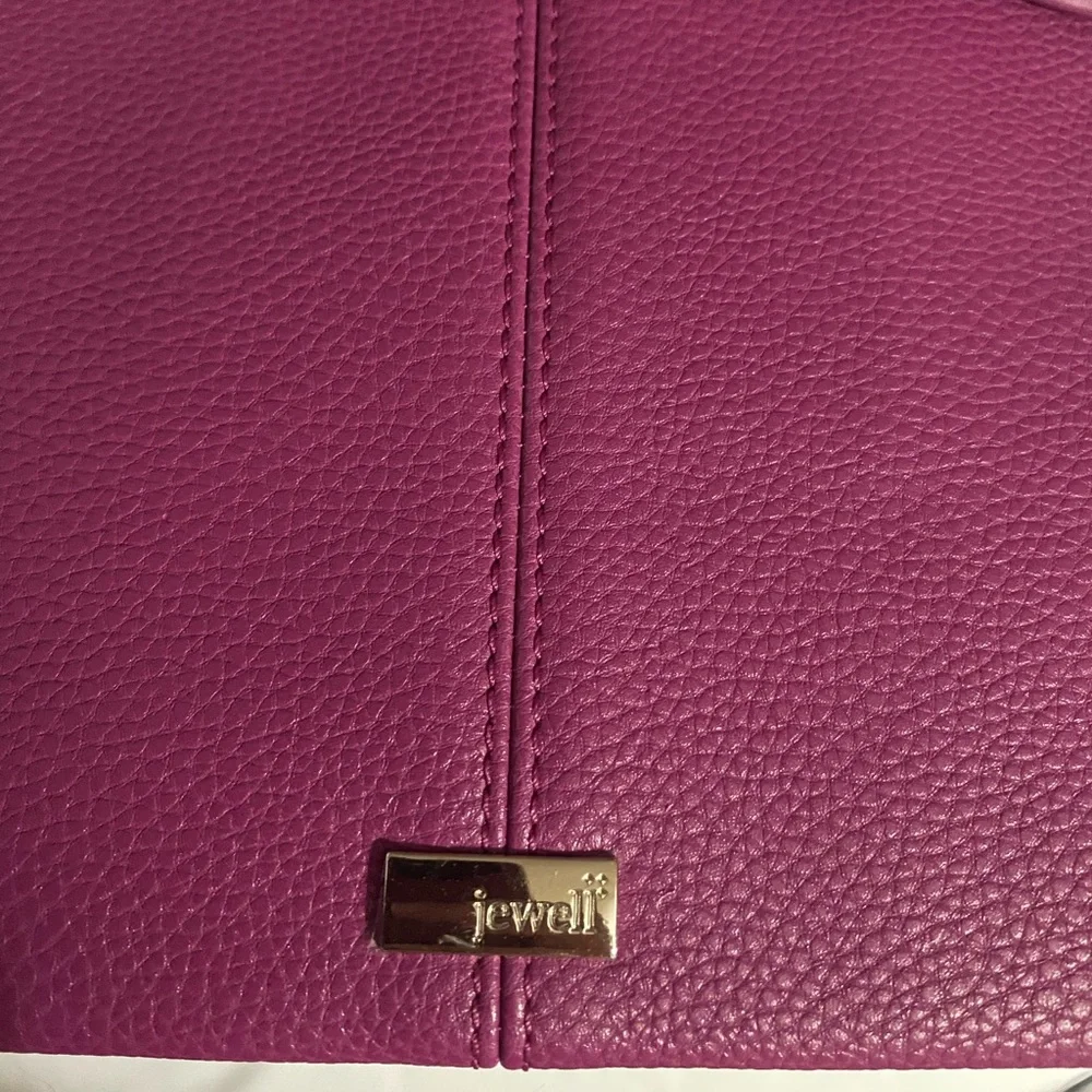 Jewell by Thirty-One 31 Wristlet, Wallet, Fuchsia, Pebble Finish, NWOT - Picture 4 of 9